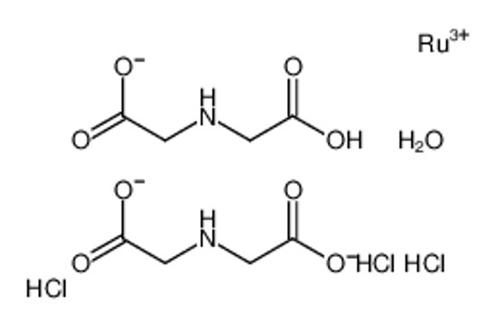 Picture of 2-(carboxylatomethylamino)acetate,hydron,ruthenium(3+),trichloride,hydrate