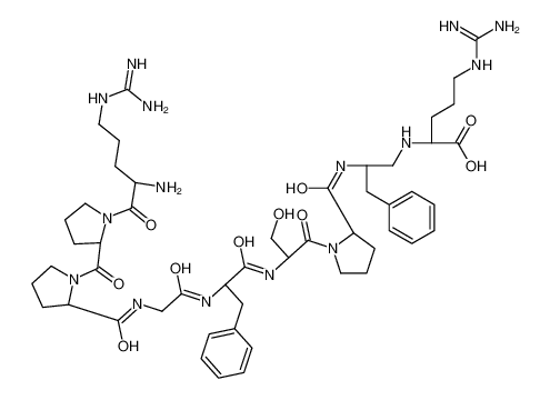 Picture of (2S)-2-[[(2S)-2-[[(2S)-1-[(2S)-2-[[(2S)-2-[[2-[[(2S)-1-[(2S)-1-[(2S)-2-amino-5-(diaminomethylideneamino)pentanoyl]pyrrolidine-2-carbonyl]pyrrolidine-2-carbonyl]amino]acetyl]amino]-3-phenylpropanoyl]amino]-3-hydroxypropanoyl]pyrrolidine-2-carbonyl]amino]-3