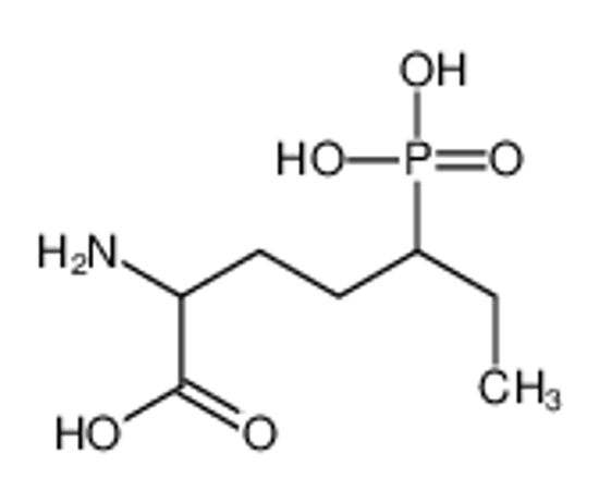 Picture of 2-amino-5-phosphonoheptanoic acid