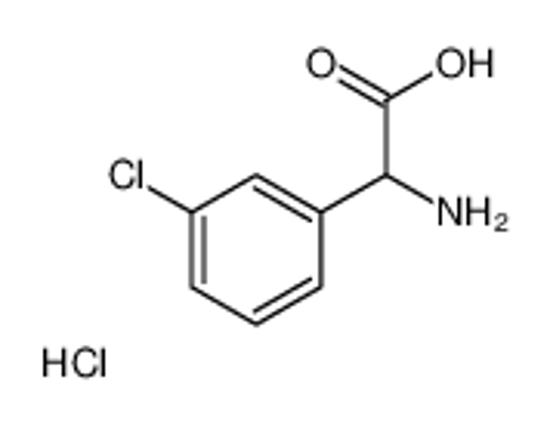 Picture of 2-amino-2-(3-chlorophenyl)acetic acid,hydrochloride