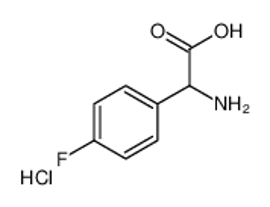 Picture of 2-amino-2-(4-fluorophenyl)acetic acid,hydrochloride