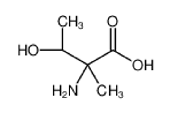 Picture of (2R,3S)-2-amino-3-hydroxy-2-methylbutanoic acid