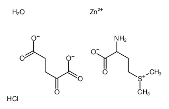 Picture of zinc,2-amino-4-dimethylsulfoniobutanoate,2-oxopentanedioate,hydrate,hydrochloride