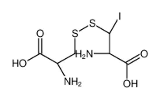 Picture of (2R)-2-amino-3-[[(2R)-2-amino-2-carboxyethyl]disulfanyl]-3-iodopropanoic acid
