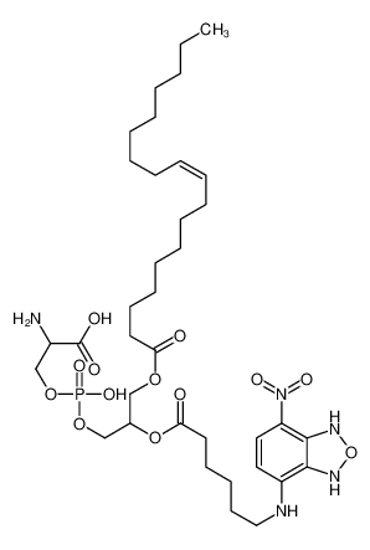 Picture of 2-amino-3-[hydroxy-[2-[6-[(4-nitro-1,3-dihydro-2,1,3-benzoxadiazol-7-yl)amino]hexanoyloxy]-3-[(E)-octadec-9-enoyl]oxypropoxy]phosphoryl]oxypropanoic acid