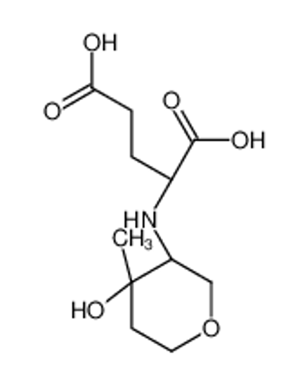 Picture of (2S)-2-[[(3S,4S)-4-hydroxy-4-methyloxan-3-yl]amino]pentanedioic acid
