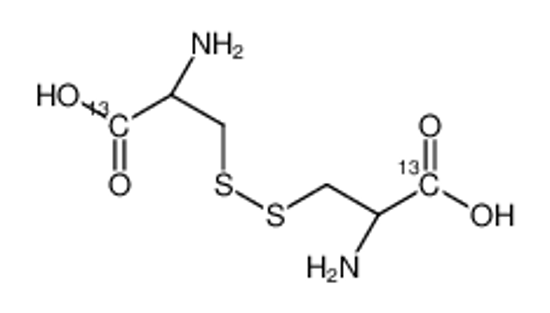 Picture of (2S)-2-amino-3-[[(2S)-2-amino-2-hydroxycarbonylethyl]disulfanyl]propanoic acid