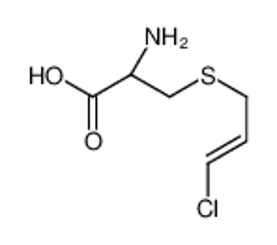Picture of (2R)-2-amino-3-[(E)-3-chloroprop-2-enyl]sulfanylpropanoic acid