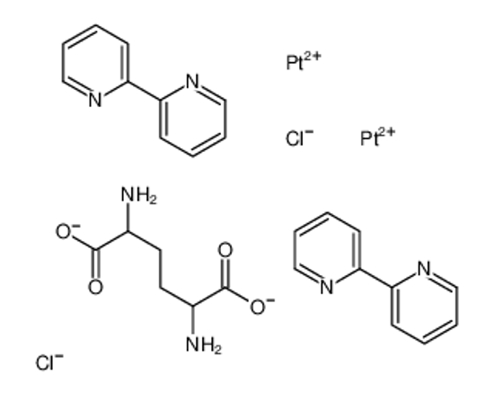 Picture of 2,5-diaminohexanedioate,platinum(2+),2-pyridin-2-ylpyridine,dichloride