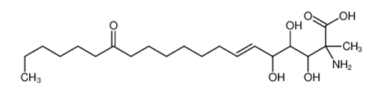 Picture of (E)-2-amino-3,4,5-trihydroxy-2-methyl-14-oxoicos-6-enoic acid