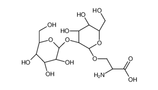 Picture of (2S)-2-amino-3-[(3S,4S,5S,6R)-4,5-dihydroxy-6-(hydroxymethyl)-3-[(3S,4S,5S,6R)-3,4,5-trihydroxy-6-(hydroxymethyl)oxan-2-yl]oxyoxan-2-yl]oxypropanoic acid