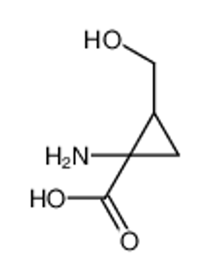 Изображение 1-amino-2-(hydroxymethyl)cyclopropane-1-carboxylic acid