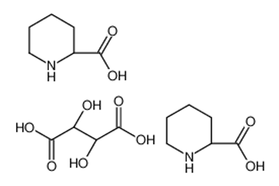 Picture of (2R,3R)-2,3-dihydroxybutanedioic acid,(2R)-piperidine-2-carboxylic acid
