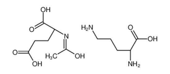 Picture of (2S)-2-acetamidopentanedioic acid,(2S)-2,5-diaminopentanoic acid