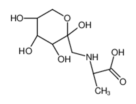 Изображение (2R)-2-[[(3S,4R,5R)-2,3,4,5-tetrahydroxyoxan-2-yl]methylamino]propanoic acid