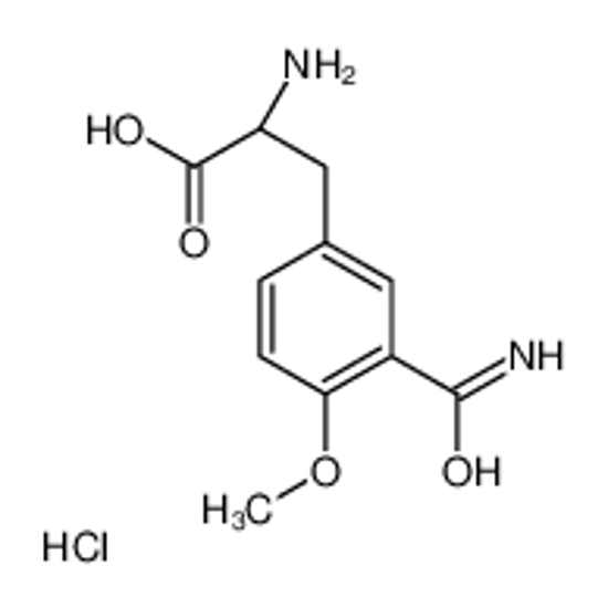 Picture of (2S)-2-amino-3-(3-carbamoyl-4-methoxyphenyl)propanoic acid,hydrochloride
