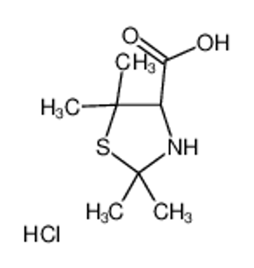 Imagem de (4S)-2,2,5,5-tetramethyl-1,3-thiazolidine-4-carboxylic acid,hydrochloride