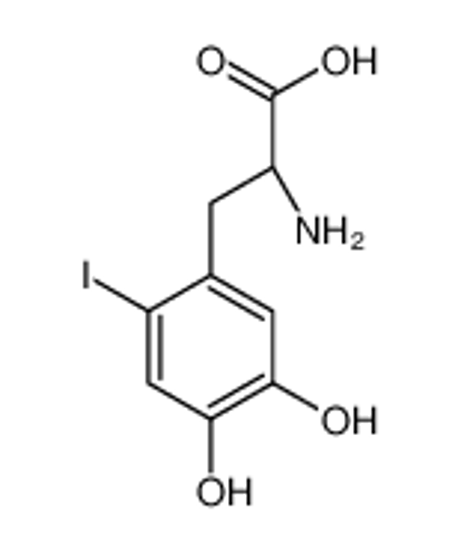 Picture of (2S)-2-amino-3-(4,5-dihydroxy-2-iodophenyl)propanoic acid