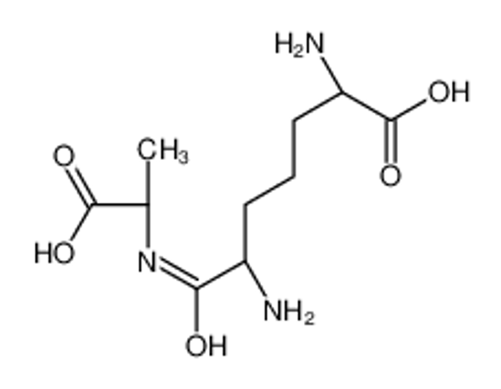 Picture of (6R)-2,6-diamino-7-[[(1R)-1-carboxyethyl]amino]-7-oxoheptanoic acid
