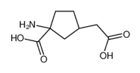 Изображение (1R,3S)-1-amino-3-(carboxymethyl)cyclopentane-1-carboxylic acid