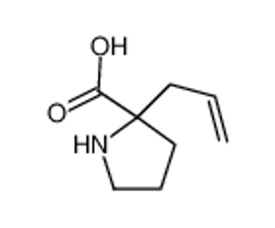 Picture of (2S)-2-prop-2-enylpyrrolidine-2-carboxylic acid