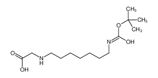 Imagem de 2-[7-[(2-methylpropan-2-yl)oxycarbonylamino]heptylamino]acetic acid