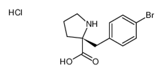 Picture of (2R)-2-[(4-bromophenyl)methyl]pyrrolidine-2-carboxylic acid,hydrochloride