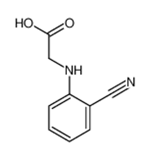 Изображение 2-(2-cyanoanilino)acetic acid