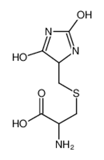 Picture of 2-amino-3-[(2,5-dioxoimidazolidin-4-yl)methylsulfanyl]propanoic acid