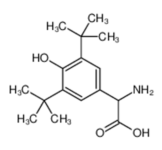Picture of 2-amino-2-(3,5-ditert-butyl-4-hydroxyphenyl)acetic acid