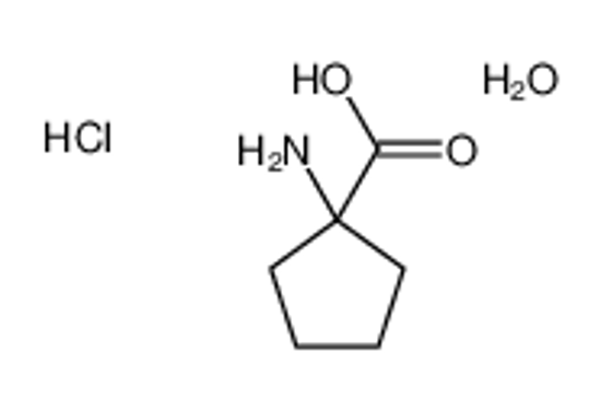 Picture of 1-aminocyclopentane-1-carboxylic acid,hydrate,hydrochloride