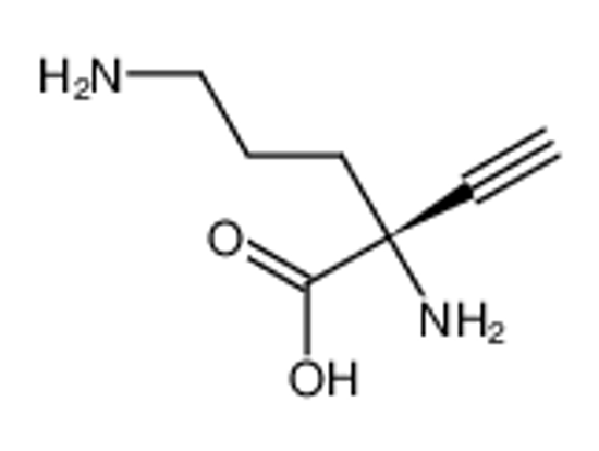 Picture of (2R)-2,5-diamino-2-ethynylpentanoic acid