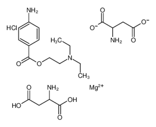 Picture of magnesium,2-aminobutanedioate,2-(diethylamino)ethyl 4-aminobenzoate,hydron,hydrochloride