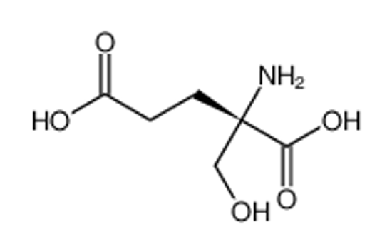 Picture of (2S)-2-amino-2-(hydroxymethyl)pentanedioic acid