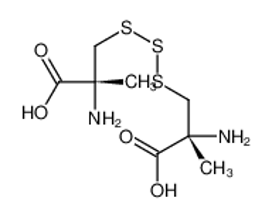 Изображение (2R)-2-amino-3-[[(2R)-2-amino-2-carboxypropyl]trisulfanyl]-2-methylpropanoic acid