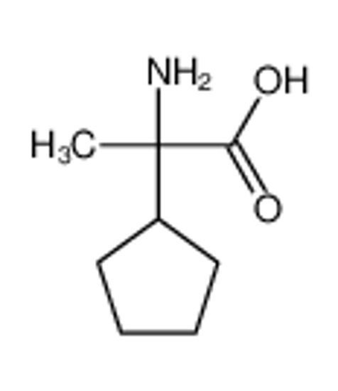 Picture of 2-amino-2-cyclopentylpropanoic acid