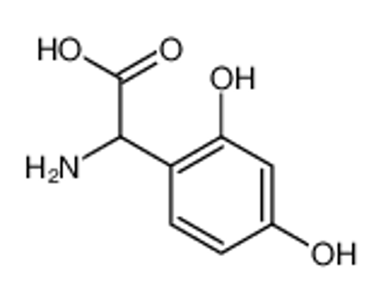 Picture of 2-amino-2-(2,4-dihydroxyphenyl)acetic acid