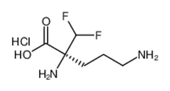 Picture of (2S)-2,5-diamino-2-(difluoromethyl)pentanoic acid,hydrochloride