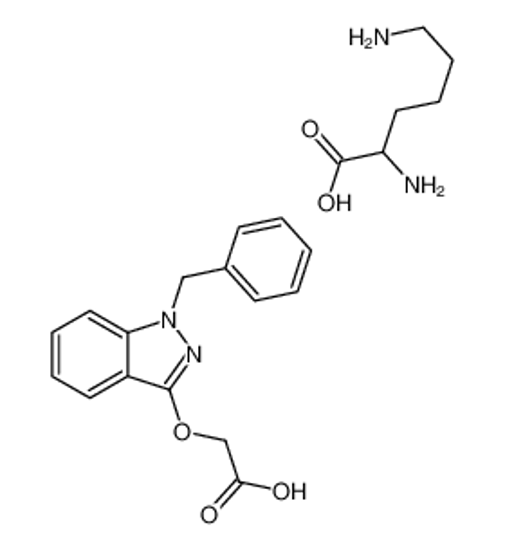 Picture of 2-(1-benzylindazol-3-yl)oxyacetate,2,6-bis(azaniumyl)hexanoate