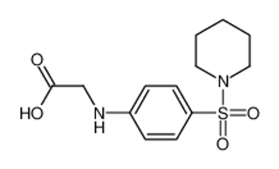 Picture of 2-(4-piperidin-1-ylsulfonylanilino)acetic acid