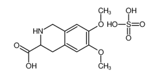Picture of 6,7-dimethoxy-1,2,3,4-tetrahydroisoquinoline-3-carboxylic acid,sulfuric acid