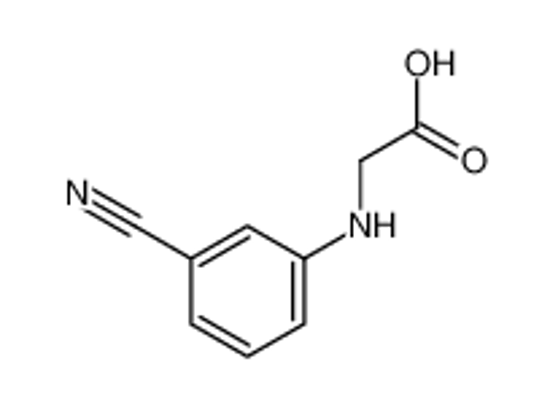 Picture of 2-(3-cyanoanilino)acetic acid
