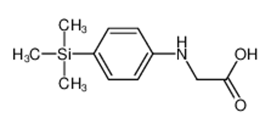 Picture of 2-(4-trimethylsilylanilino)acetic acid