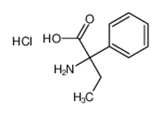 Picture of 2-amino-2-phenylbutanoic acid,hydrochloride