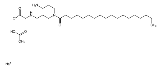 Picture of sodium,2-[3-[3-aminopropyl(octadecanoyl)amino]propylamino]acetic acid,acetate