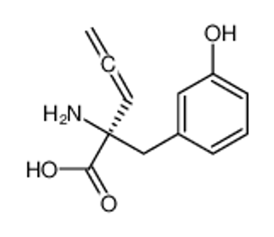 Picture of (2R)-2-amino-2-[(3-hydroxyphenyl)methyl]penta-3,4-dienoic acid