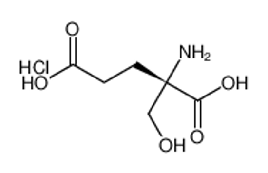 Picture of (2S)-2-amino-2-(hydroxymethyl)pentanedioic acid,hydrochloride