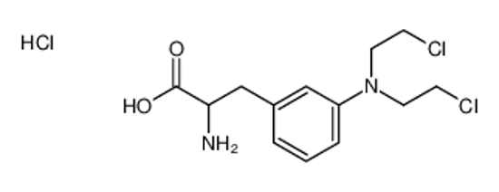 Picture of [2-[3-[bis(2-chloroethyl)amino]phenyl]-1-carboxyethyl]azanium,chloride