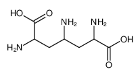 Picture of 2,4,6-triaminoheptanedioic acid