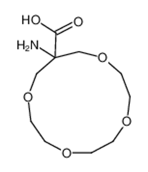Picture of 12-amino-1,4,7,10-tetraoxacyclotridecane-12-carboxylic acid